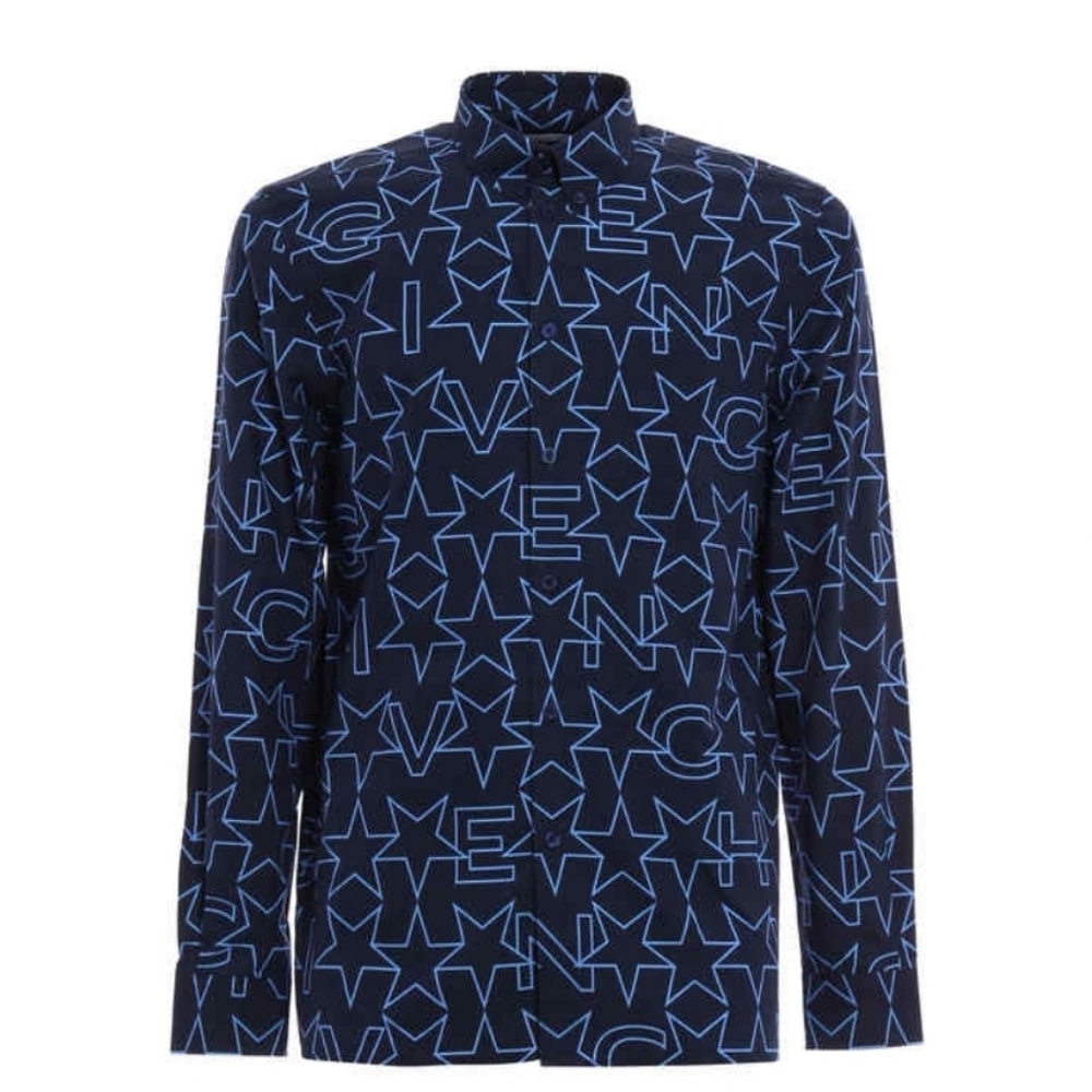 Givenchy Stars Letter Pattern Shirt Size 42